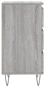 vidaXL Συρταριέρα Γκρι Sonoma 40 x 35 x 70 εκ. από Επεξεργασμένο Ξύλο