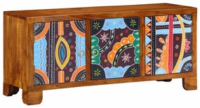 vidaXL Πάγκος για παπούτσια Πολύχρωμο 100 x 35 x 45 εκ.