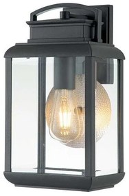 Φανάρι Απλίκα Φωτιστικό Τοίχου 1xE27 37cm IP44 Byron Elstead Lighting QZ-BYRON-M-GR Ανθρακί