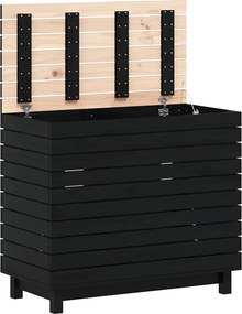 vidaXL Καλάθι Ρούχων 88,5 x 44 x 76 εκ. από Μασίφ Ξύλο Πεύκου