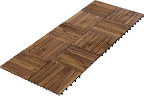 ΣΕΤ 10ΤΜΧ ΜΑΣΙΦ ΠΛΑΚΑΚΙΑ ΑΚΑΚΙΑΣ HM6299-- 30x30x2.4Υεκ