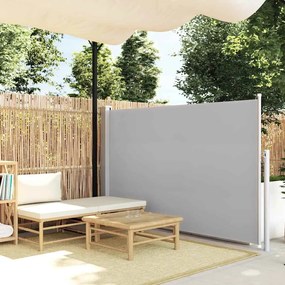 vidaXL Σκίαστρο Πλαϊνό Συρόμενο Βεράντας Γκρι 140 x 500 εκ.