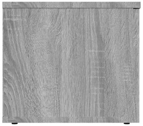 vidaXL Έπιπλο Τηλεόρασης Γκρι Sonoma 80x34x30 εκ. από Επεξεργ. Ξύλο