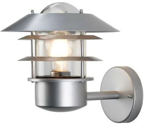 Φανάρι Απλίκα Φωτιστικό Τοίχου 1xE27 IP44 Helsingor Elstead Lighting-HELSINGOR-Ασημί HELSINGOR
