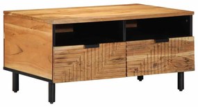 vidaXL Τραπεζάκι σαλονιού Καφέ 80 x 54 x 40 εκ Μασίφ ξύλο ακακίας