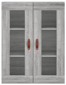 Ντουλάπι Γκρι Sonoma 69,5 x 34 x 180 εκ. Επεξεργασμένο Ξύλο - Γκρι