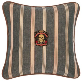 Μαξιλάρι Διακοσμητικό (Με Γέμιση) Oregon Stripes LC40156 50x50cm Multi-Blue MindTheGap 50X50 50x50cm Fabric