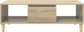 vidaXL Τραπεζάκι σαλονιού Δρύς Sonoma 102 x 55 x 35 εκ