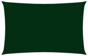 Πανί Σκίασης Ορθογώνιο Σκούρο Πράσινο 3x6 μ. από Ύφασμα Oxford