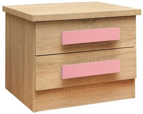 ΚΟΜΟΔΙΝΟ PLAYROOM SONAMA-ΡΟΖ HM331+HM336.02 40Χ48Χ39εκ.