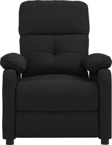 vidaXL Πολυθρόνα Ανακλινόμενη Μαύρη Υφασμάτινη
