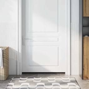 vidaXL Σφραγίδες πόρτας με βούρτσες που προσαρτώνται 6 pcs Ασημί