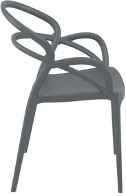 Πολυθρόνα Mila Dark Grey