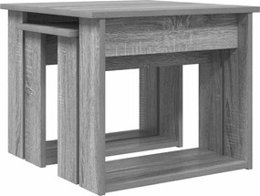 vidaXL Σετ Τραπεζιού Για Καφέ 2 pcs Γκρίζο Σονομα 50 x 52 x 42 εκ