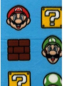 Κουβέρτα Mario Bros Πολύχρωμο Σκωτσέζικα έργα ζωγραφικής