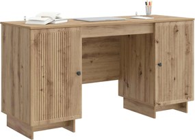 vidaXL Γραφείο Artisan Δρυς Επεξεργασμένο Ξύλο 142,5 x 50 x 75 εκ.