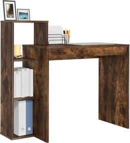 vidaXL Γραφείο Καπνιστό Δρύς 100 x 40 x 90 cm Επεξεργασμένο ξύλο