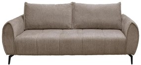 Τριθέσιος Καναπές Velton Fylliana Καφέ χρώμα 222x95x92εκ 222x95x92 εκ.