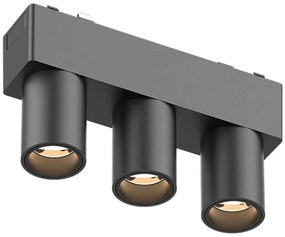 Σποτ Μαγνητικής Ράγας Ultra-Thin T05005-BL 12,2x2,6x5,5cm Led 480lm 5W Black Inlight