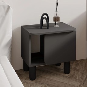 Κομοδίνο Ανθρακί OFOR 50x30x48.6