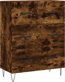vidaXL Ντουλάπι Καπνιστή Δρυς 69,5 x 34 x 90 εκ. Επεξεργασμένο Ξύλο