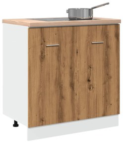 Ντουλάπι Νιπτήρα "Lyon" από Τεχνητό Δρυ 80x46x81,5 εκ. από Τεχνητό Ξύλο