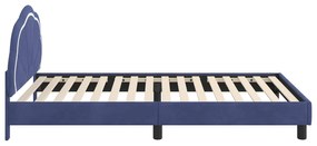 vidaXL Κρεβάτι Παιδικής Κρεβατοκάμαρας με Κεφαλάκι Μπλε Αστυνομίας