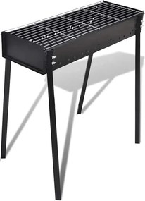 Ψησταριά BBQ για κάρβουνα Βάση ορθογώνια 75 x 28 cm