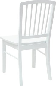 vidaXL Καρέκλες φαγητού 2 pcs Λευκό 50 x 52,5 x 91 εκ