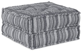 vidaXL Pouffe Modular  σε γκρι - 70x70x36 εκ. ύφασμα