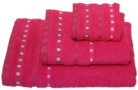 Πετσέτα Βαμβακερή Ζακάρ Προσώπου 50x90εκ. Fuchsia 7000012-6