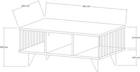 Coffee Table Bert - White White