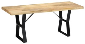 vidaXL Πάγκος 110 εκ. από Μασίφ Ξύλο Μάνγκο