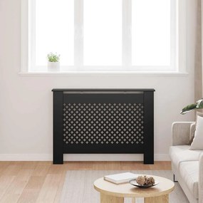 vidaXL Κάλυμμα Καλοριφέρ Μαύρο 112 x 19 x 81,5 εκ. από MDF