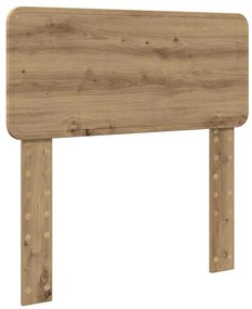 vidaXL Κεφαλάρι Artisan Oak 75 cm Επεξεργασμένο ξύλο