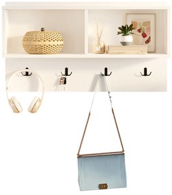 Κρεμάστρα Εισόδου ArteLibre DALSTON Λευκό Μοριοσανίδα 92x18.8x51cm