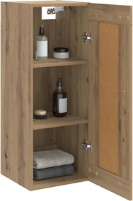 vidaXL Ντουλάπα Τοίχου Artisan Δρυς 34,5 x 34 x 90 εκ.