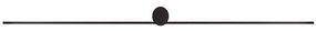 Φωτιστικό Τοίχου- Απλίκα Pin Led L 8130 121x6,5cm 1x15W Black Nowodvorski Αλουμίνιο,PC