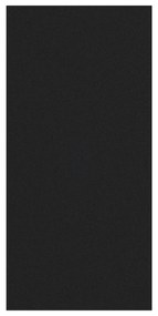 vidaXL Πατάκι πόρτας Ορθογώνιο Μαύρο 120x250 εκ.