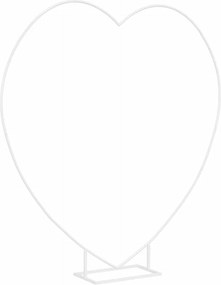 vidaXL Αψίδα Γάμου Λευκό 195 x 35 x 211 εκ Ατσάλι