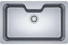 Franke Smartline Bell BCX 110-75 TL  Λείος Inox Υποκαθήμενος Ανοξείδωτος Νεροχύτης 80 cm
