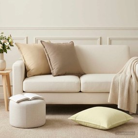vidaXL Κάλυμμα Μαξιλαριού 6 τμχ. HOUTEN Μπεζ 55 x 55 εκ Πολυεστέρας