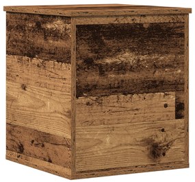 vidaXL Κουτί Αποθήκευσης από Παλιό Ξύλο 40x42x46 εκ.