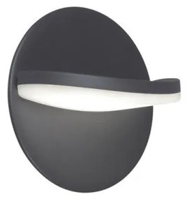 Απλίκα Φωτιστικό Τοίχου LED 16W IP65 3000K Letty Viokef 4309400 Ανθρακί