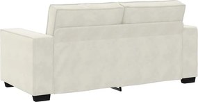 vidaXL Διθέσιος Καναπές Κρεμ 180x78x84 εκ. Βελούδο