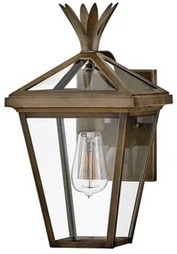 Απλίκα Φωτιστικό Τοίχου 1xE27 IP44 37cm Palma Elstead Lighting-HK-PALMA-S-BU-Μπρονζέ HK-PALMA-S-BU
