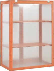 vidaXL Θερμοκήπιο 75 x 47 x 109 εκ. Ξύλινο