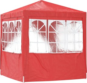 vidaXL Σκηνή Πάρτυ Κόκκινο 200 x 200 x 240 εκ