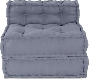 vidaXL Μοδάτος Καναπές Patchwork Γκρι 70 x 70 x 56 εκ ύφασμα