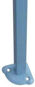 vidaXL Κιόσκι Πτυσσόμενο Μπλε 5 x 5 μ.